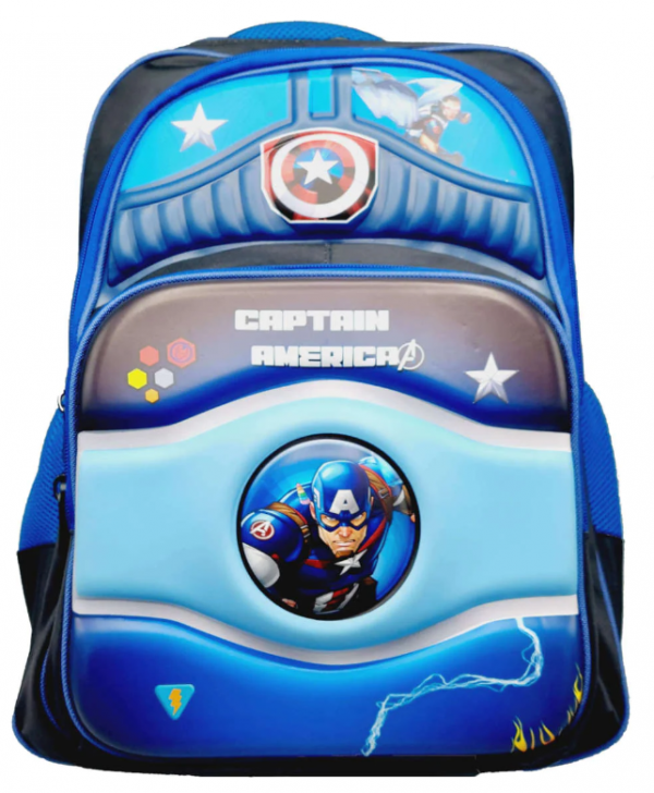 Tas sekolah dengan motif superhero kesukaan